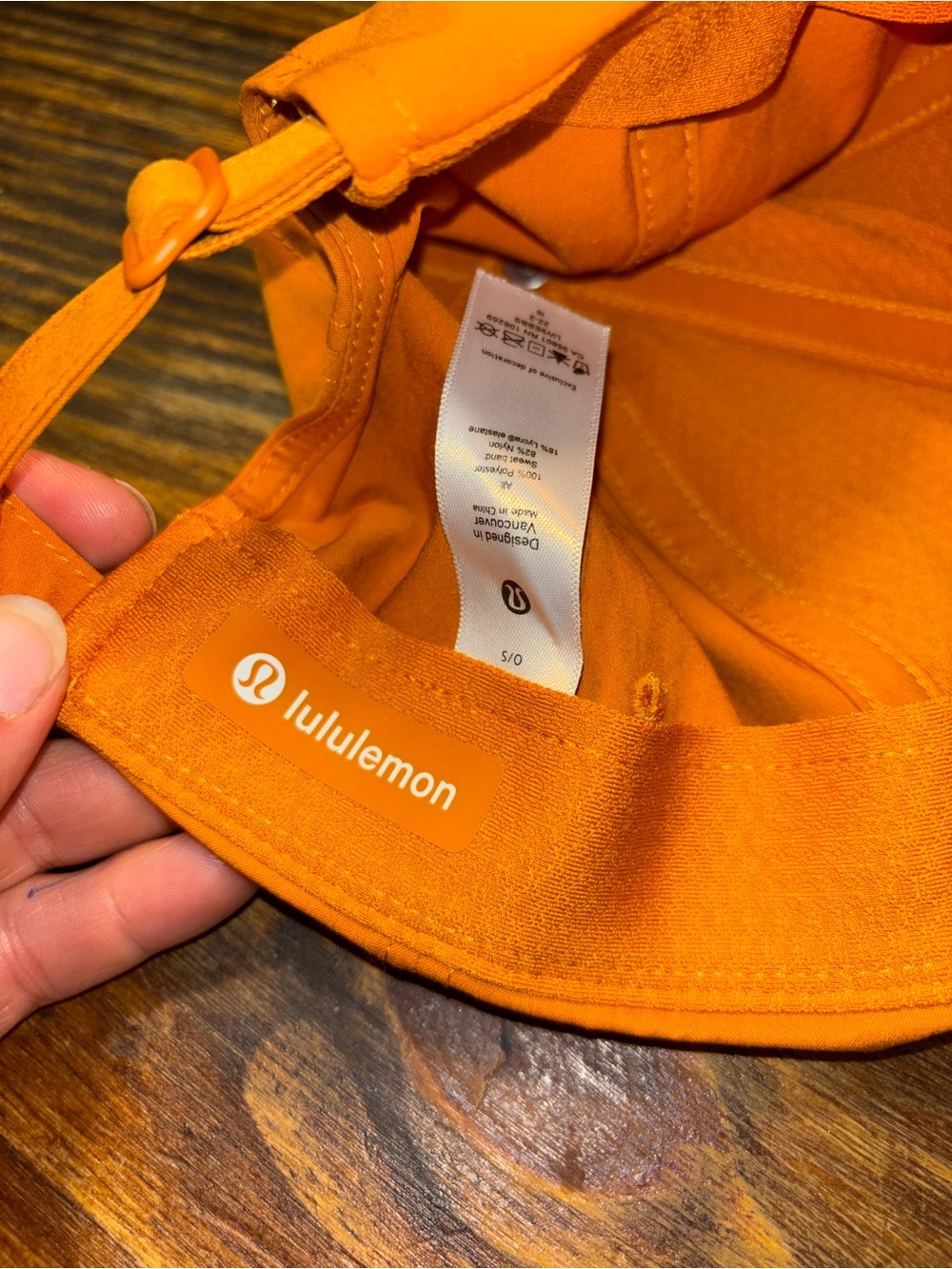 NWOT Lululemon Baller Hat Soft Orange Adjustable Baseball Cap - Picture 5 of 5